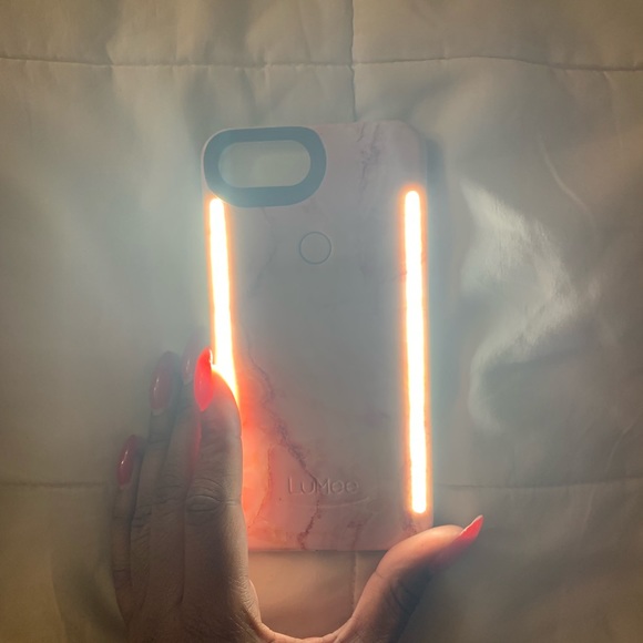 New LUMEE Duo LED Lighting PinkQuartz IPhone - Picture 4 of 7